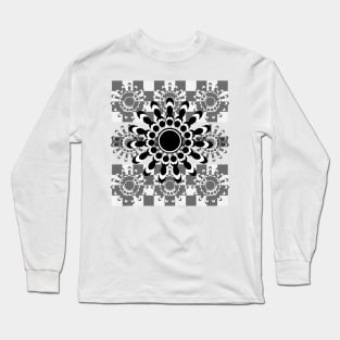 Geo Flower Long Sleeve T-Shirt